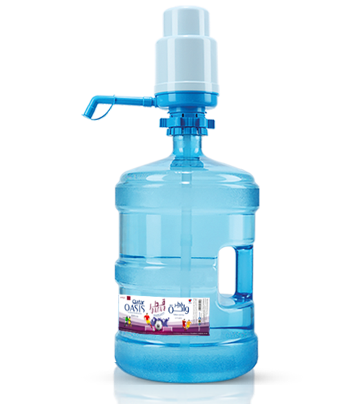  Manual Water Pump with 5 Gallon  Returnable Bottle